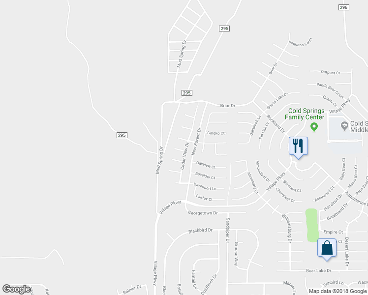 map of restaurants, bars, coffee shops, grocery stores, and more near 17895 Clear Lake Court in Reno
