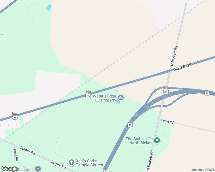 map of restaurants, bars, coffee shops, grocery stores, and more near 1108 Old U.S. 35 in Xenia