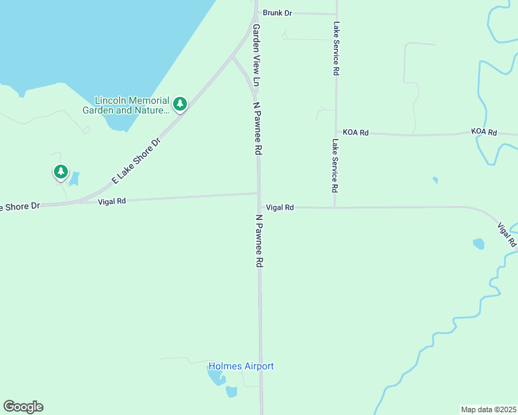 map of restaurants, bars, coffee shops, grocery stores, and more near 7501 North Pawnee Road in Pawnee