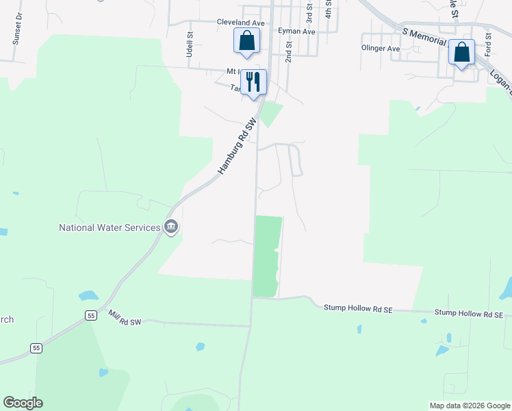 map of restaurants, bars, coffee shops, grocery stores, and more near 1415 South Broad Street in Lancaster