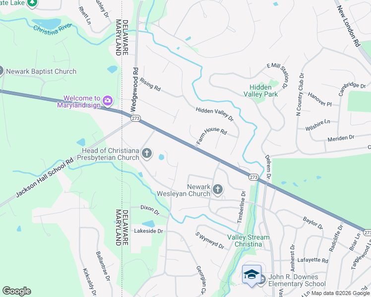map of restaurants, bars, coffee shops, grocery stores, and more near 999 Nottingham Road in Newark