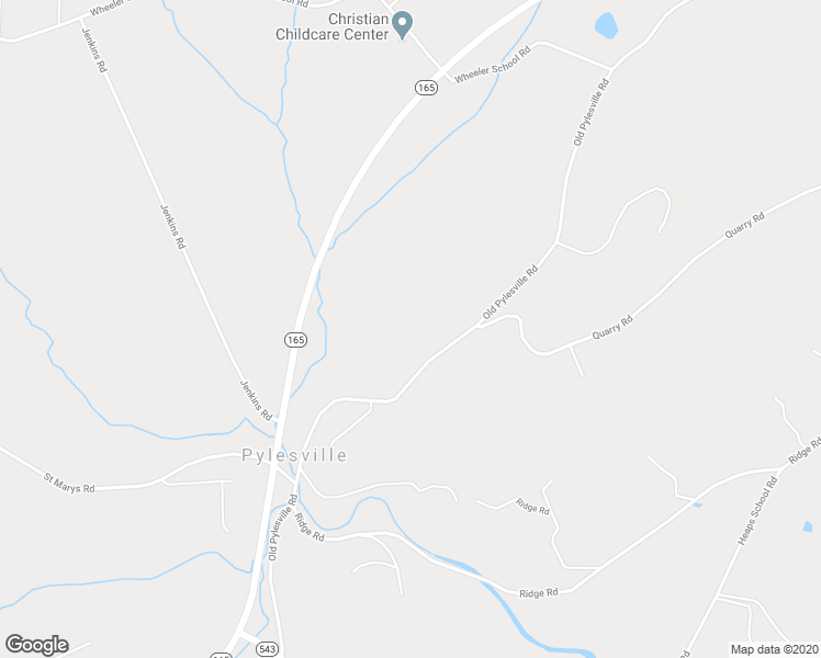 map of restaurants, bars, coffee shops, grocery stores, and more near 1038 Old Pylesville Road in Pylesville