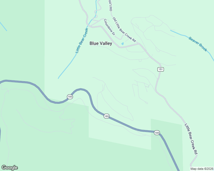 map of restaurants, bars, coffee shops, grocery stores, and more near 271 Sawmill Lane in Idaho Springs
