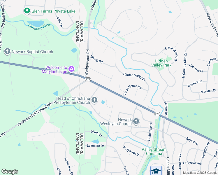 map of restaurants, bars, coffee shops, grocery stores, and more near 1016 Nottingham Road in Newark