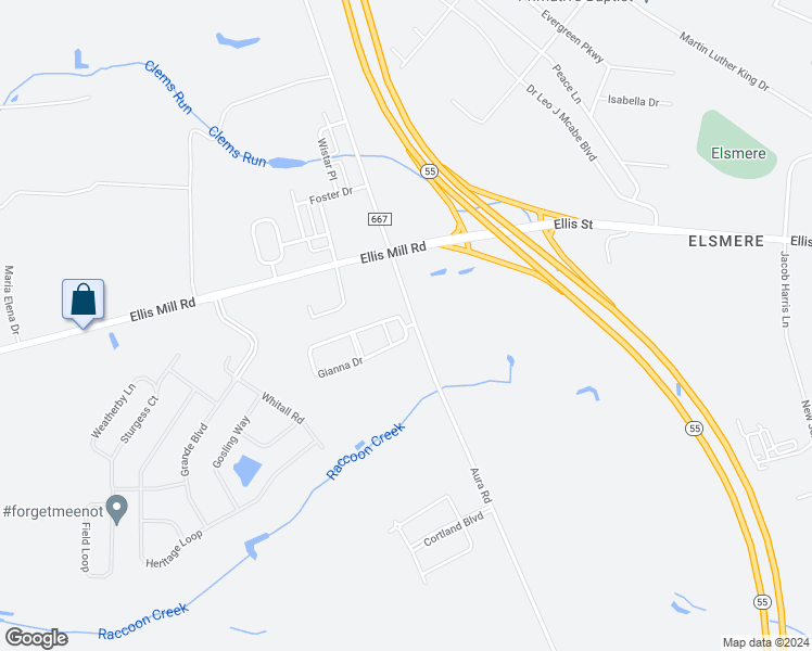 map of restaurants, bars, coffee shops, grocery stores, and more near 1118 Gianna Drive in Glassboro