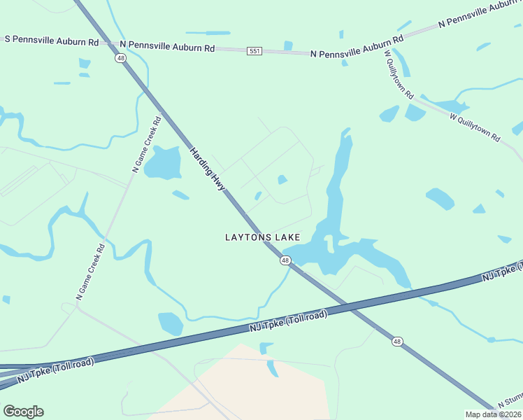 map of restaurants, bars, coffee shops, grocery stores, and more near 5 Schooner Lane in Carneys Point Township