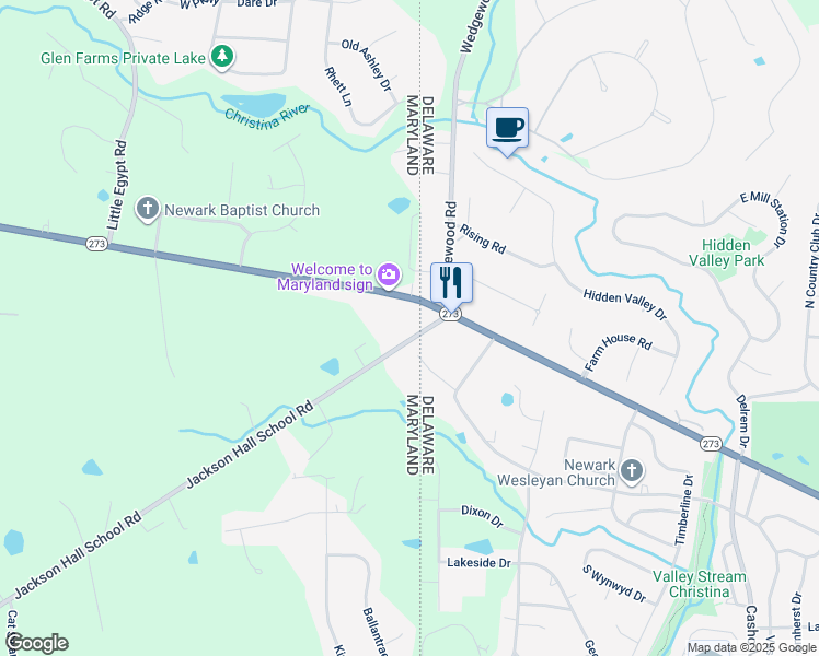 map of restaurants, bars, coffee shops, grocery stores, and more near 65 Jackson Hall School Road in Elkton