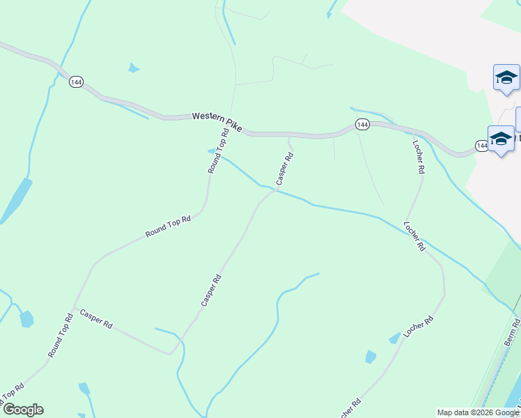 map of restaurants, bars, coffee shops, grocery stores, and more near 4841 Casper Road in Hancock