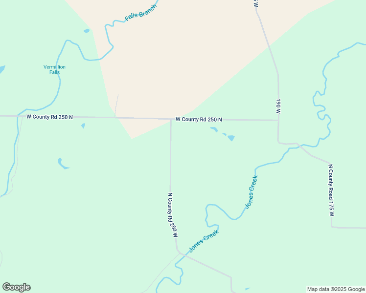 map of restaurants, bars, coffee shops, grocery stores, and more near 2387 North County Road 250 West in Greencastle
