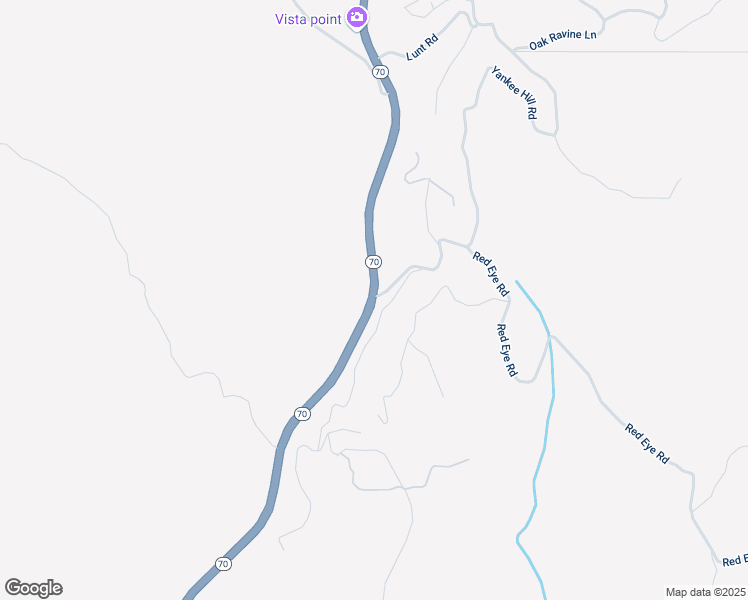 map of restaurants, bars, coffee shops, grocery stores, and more near Highway 70 in Concow