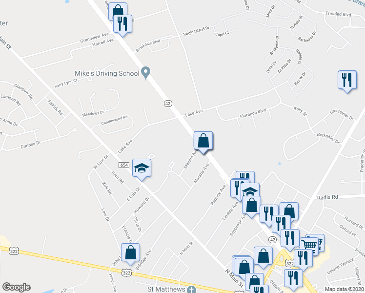 map of restaurants, bars, coffee shops, grocery stores, and more near 815 North Black Horse Pike in Monroe Township