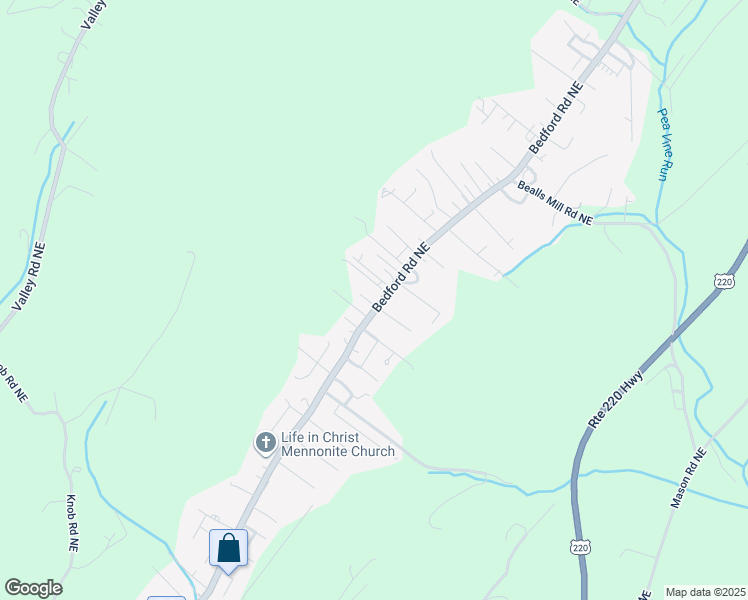 map of restaurants, bars, coffee shops, grocery stores, and more near 12617 Bedford Road Northeast in Cumberland