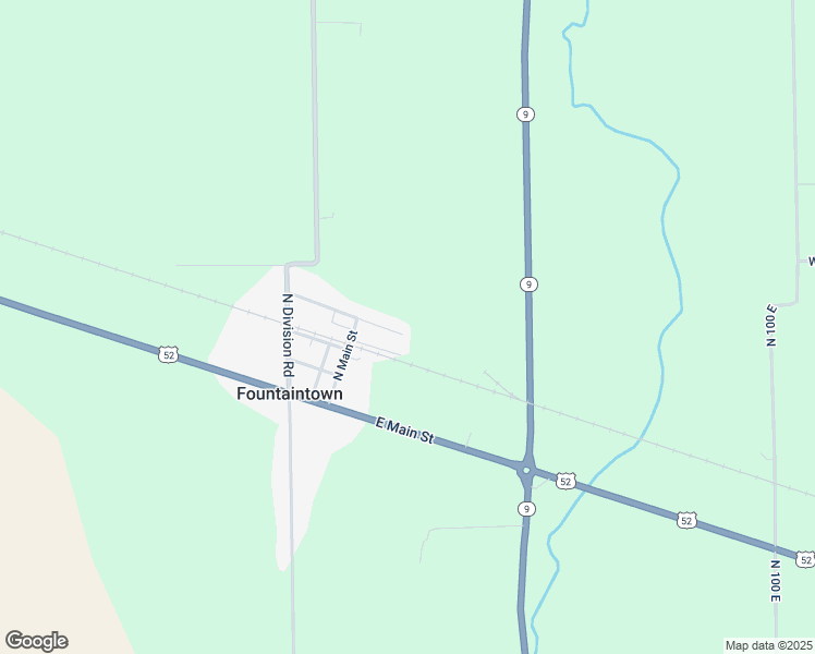 map of restaurants, bars, coffee shops, grocery stores, and more near 120 East Walnut Street in Fountaintown