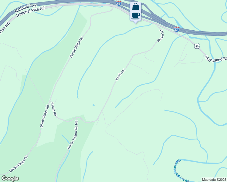 map of restaurants, bars, coffee shops, grocery stores, and more near 12302 Swain Road in Little Orleans