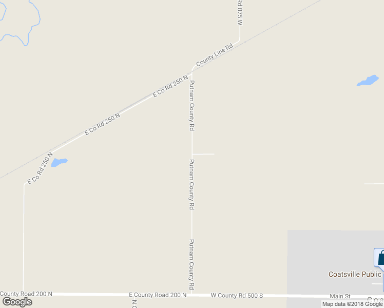 map of restaurants, bars, coffee shops, grocery stores, and more near Putnam County Road in Coatesville