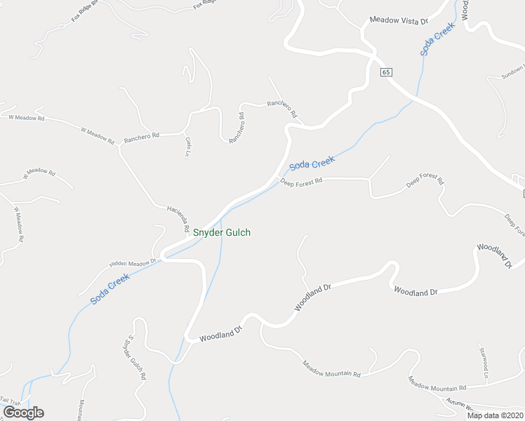 map of restaurants, bars, coffee shops, grocery stores, and more near 33964 Deep Forest Road in Evergreen