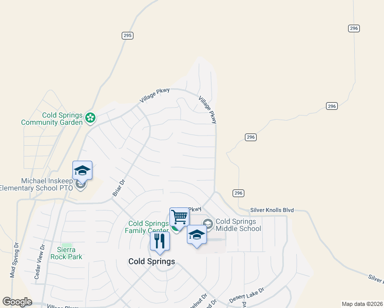 map of restaurants, bars, coffee shops, grocery stores, and more near 18651 Haskell Peak Court in Reno