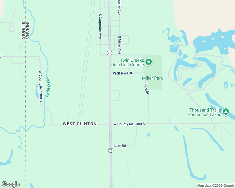 map of restaurants, bars, coffee shops, grocery stores, and more near 12767 South Miller Avenue in Clinton