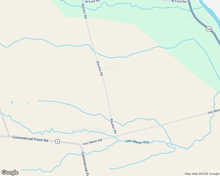 map of restaurants, bars, coffee shops, grocery stores, and more near 16270 Blacker Road in Ashville