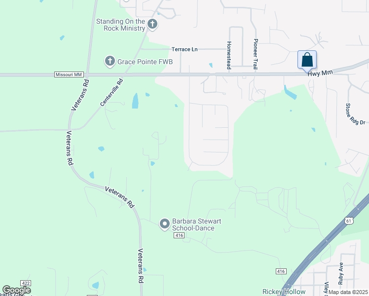 map of restaurants, bars, coffee shops, grocery stores, and more near 228 Hummingbird Lane in Hannibal