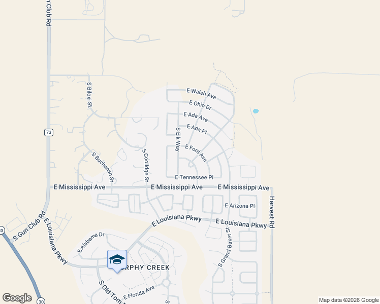 map of restaurants, bars, coffee shops, grocery stores, and more near 24284 East Ford Avenue in Aurora