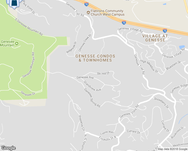 map of restaurants, bars, coffee shops, grocery stores, and more near 24885 Genesee Avenue in Golden
