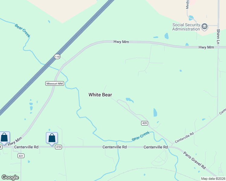 map of restaurants, bars, coffee shops, grocery stores, and more near 8276 County Road 420 in Hannibal