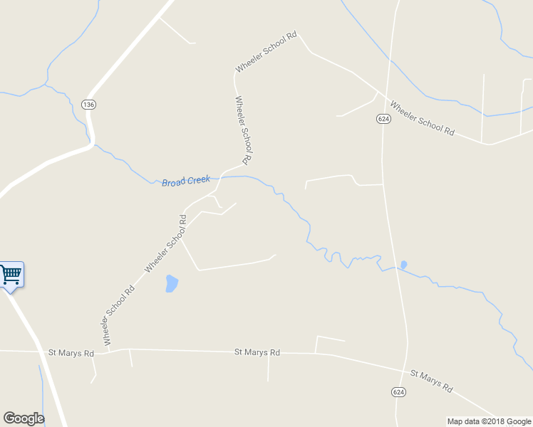 map of restaurants, bars, coffee shops, grocery stores, and more near 203 Wheeler School Road in Pylesville