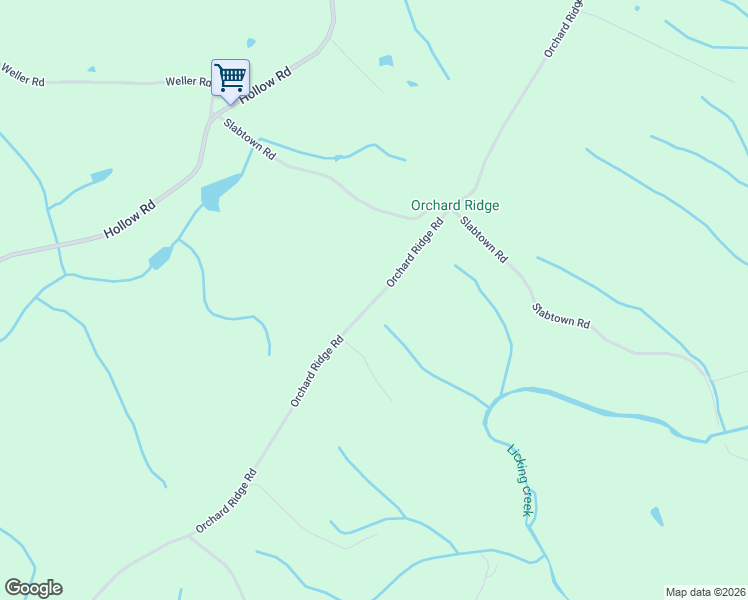 map of restaurants, bars, coffee shops, grocery stores, and more near 14112 Orchard Ridge Road in Hancock