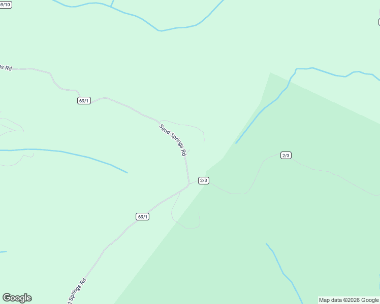 map of restaurants, bars, coffee shops, grocery stores, and more near 1271 Sand Springs Road in Bruceton Mills