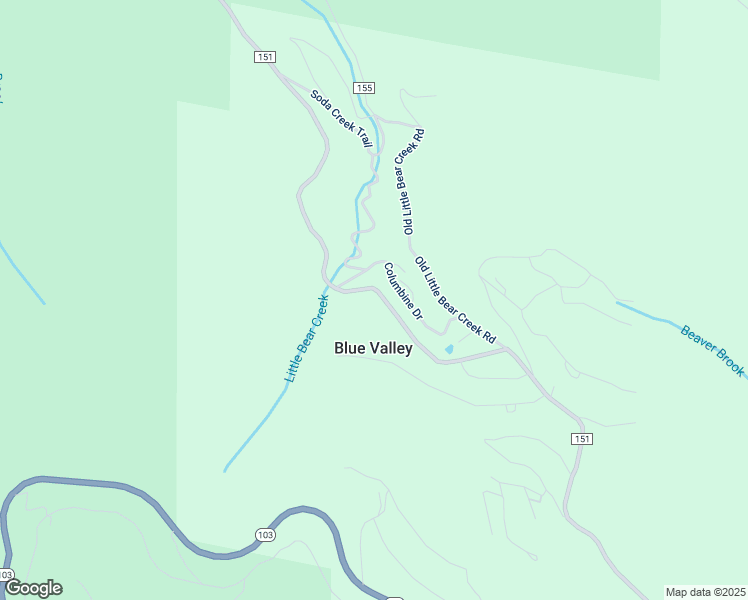 map of restaurants, bars, coffee shops, grocery stores, and more near 40 Columbine Drive in Idaho Springs