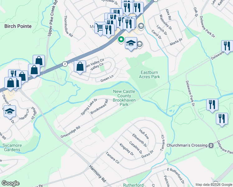 map of restaurants, bars, coffee shops, grocery stores, and more near in Newark
