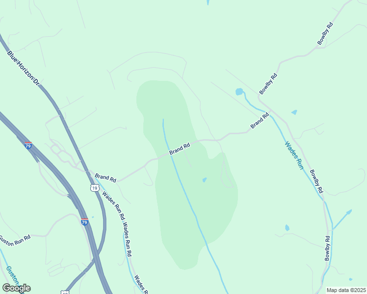 map of restaurants, bars, coffee shops, grocery stores, and more near 107 Brand Road in Morgantown