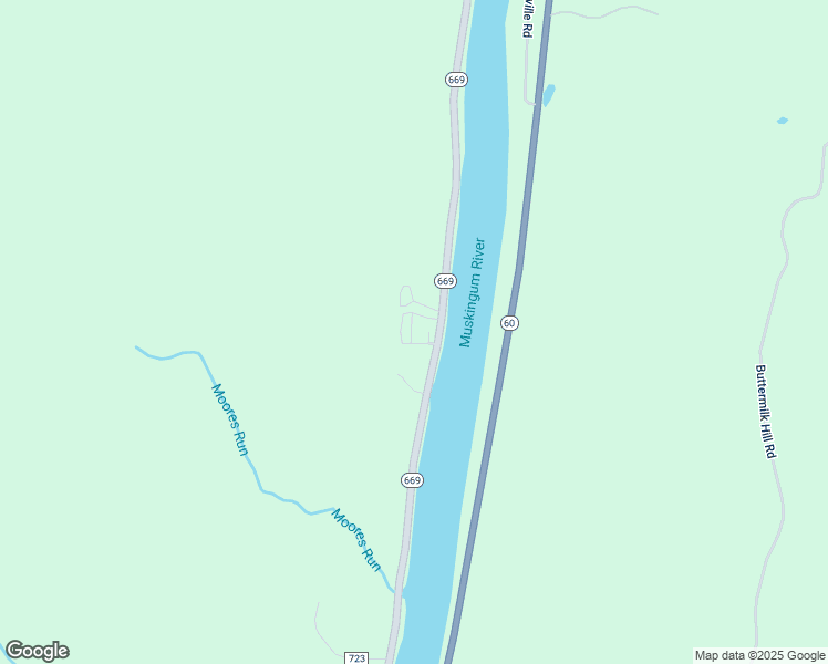 map of restaurants, bars, coffee shops, grocery stores, and more near 6685 Ohio 669 in McConnelsville