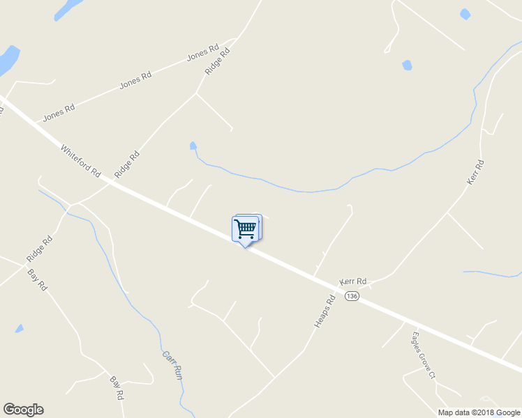 map of restaurants, bars, coffee shops, grocery stores, and more near 2133 Whiteford Road in Whiteford