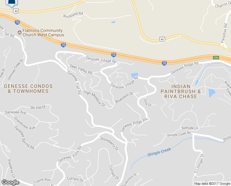 map of restaurants, bars, coffee shops, grocery stores, and more near 23745 Bluestem Drive in Golden