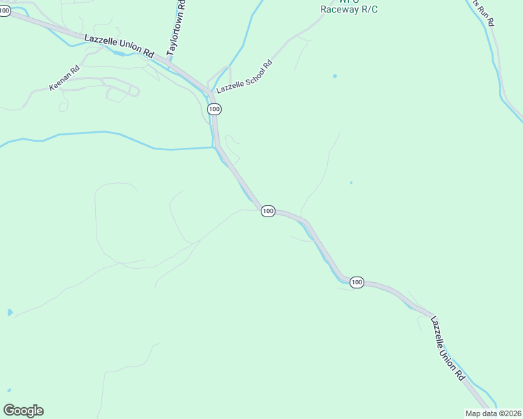 map of restaurants, bars, coffee shops, grocery stores, and more near West Virginia 100 in Maidsville