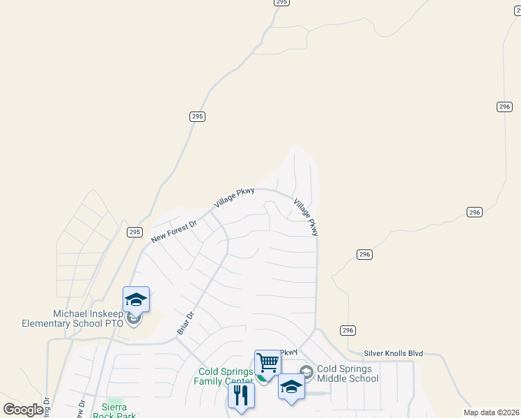 map of restaurants, bars, coffee shops, grocery stores, and more near 18801 Trinity Range Court in Reno