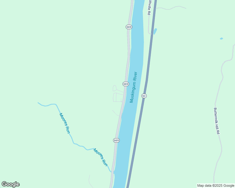 map of restaurants, bars, coffee shops, grocery stores, and more near 6745 Ohio 669 in McConnelsville