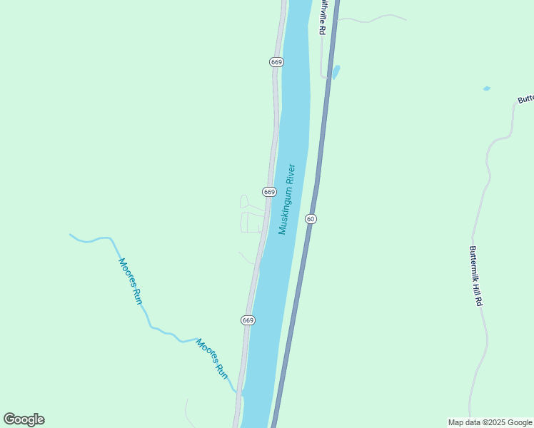 map of restaurants, bars, coffee shops, grocery stores, and more near 6685 Ohio 669 in McConnelsville