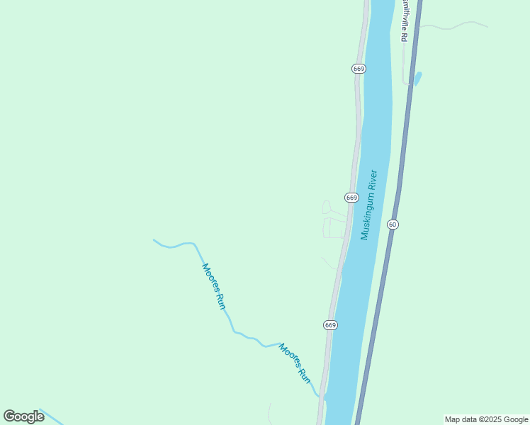 map of restaurants, bars, coffee shops, grocery stores, and more near 6745 Ohio 669 in McConnelsville