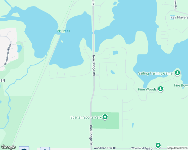 map of restaurants, bars, coffee shops, grocery stores, and more near Iron Bridge Road in Chatham