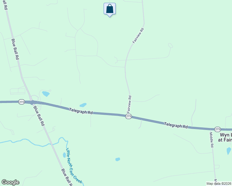 map of restaurants, bars, coffee shops, grocery stores, and more near 3203 Telegraph Road in Elkton