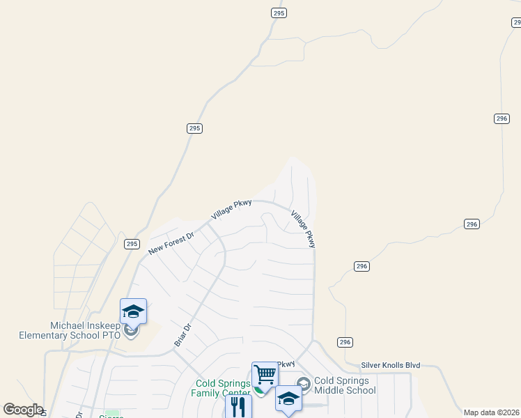 map of restaurants, bars, coffee shops, grocery stores, and more near 18761 Jones Creek Court in Reno