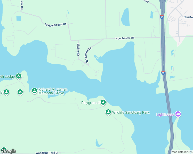 map of restaurants, bars, coffee shops, grocery stores, and more near West Fairview Lane in Springfield