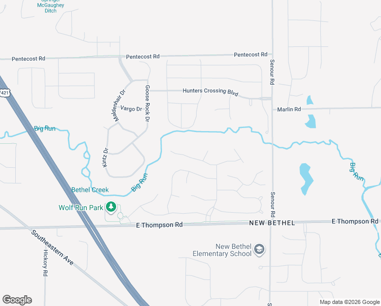map of restaurants, bars, coffee shops, grocery stores, and more near 4630 Harmonie Court in Indianapolis