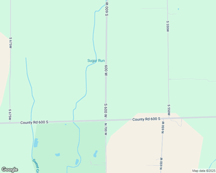 map of restaurants, bars, coffee shops, grocery stores, and more near 5729 South 600 West in New Palestine