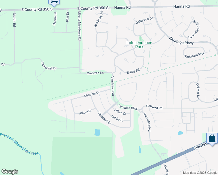 map of restaurants, bars, coffee shops, grocery stores, and more near 4978 Mimosa Drive in Plainfield