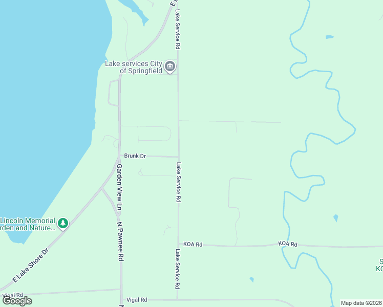 map of restaurants, bars, coffee shops, grocery stores, and more near 6888 Lake Service Road in Springfield