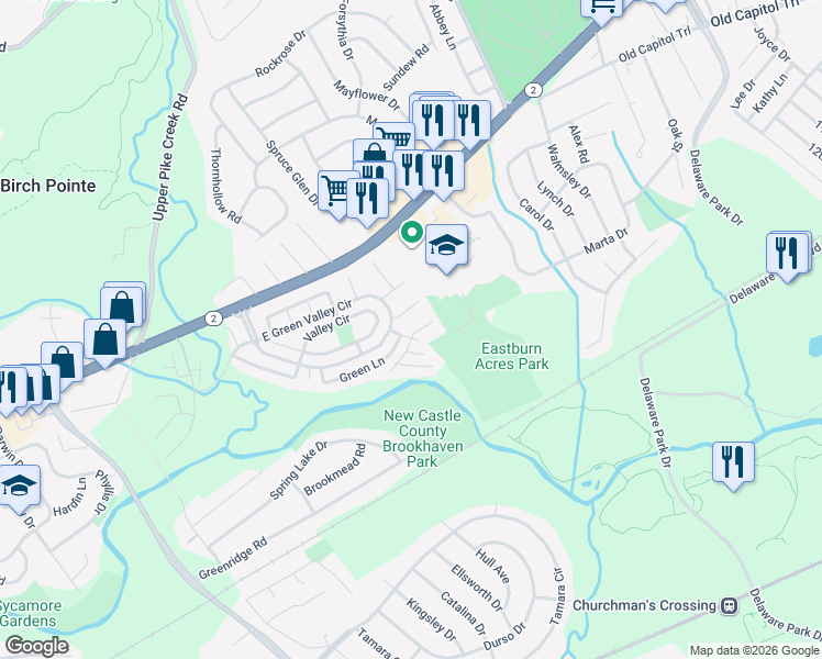 map of restaurants, bars, coffee shops, grocery stores, and more near 404 3rd Street in Newark